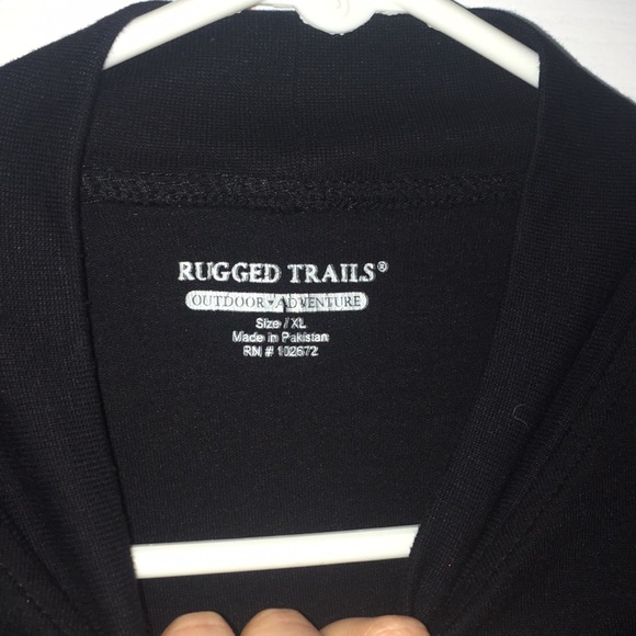 Black Turtleneck T-shirt - Picture 2 of 2